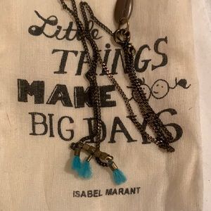 Isabel marant tassel necklace